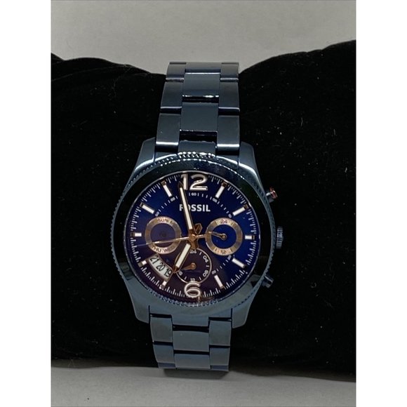 Fossil Perfect Boyfriend ES4093 Womens Stainless S - Picture 1 of 12